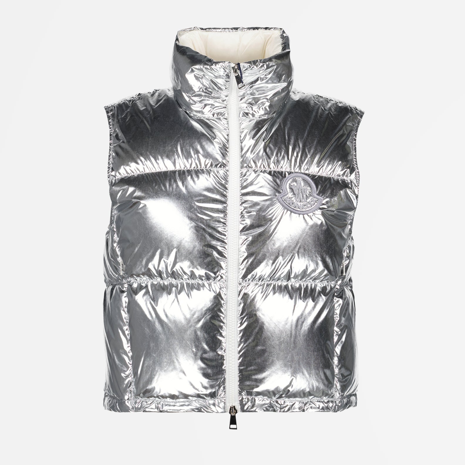 Casacos Doudoune Blavet Moncler Prata Femme