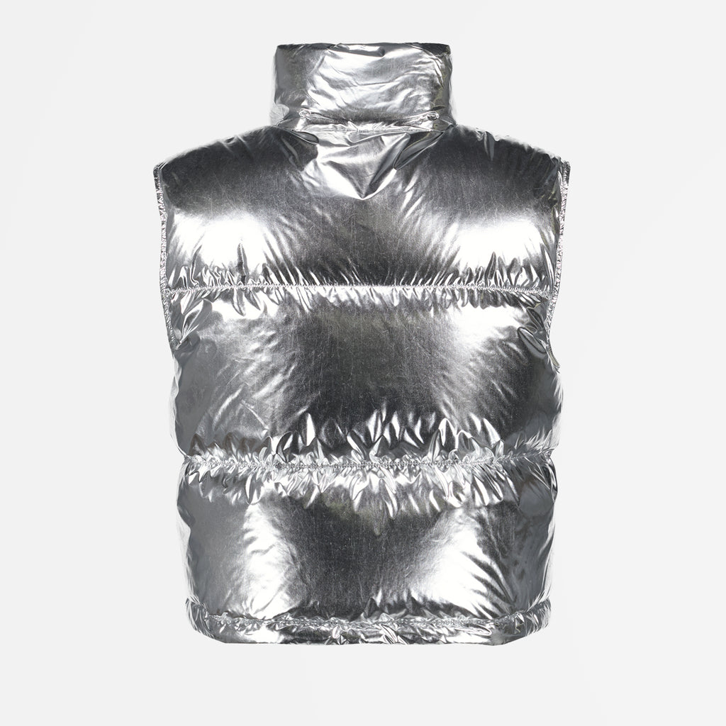 Casacos Doudoune Blavet Moncler Prata Femme