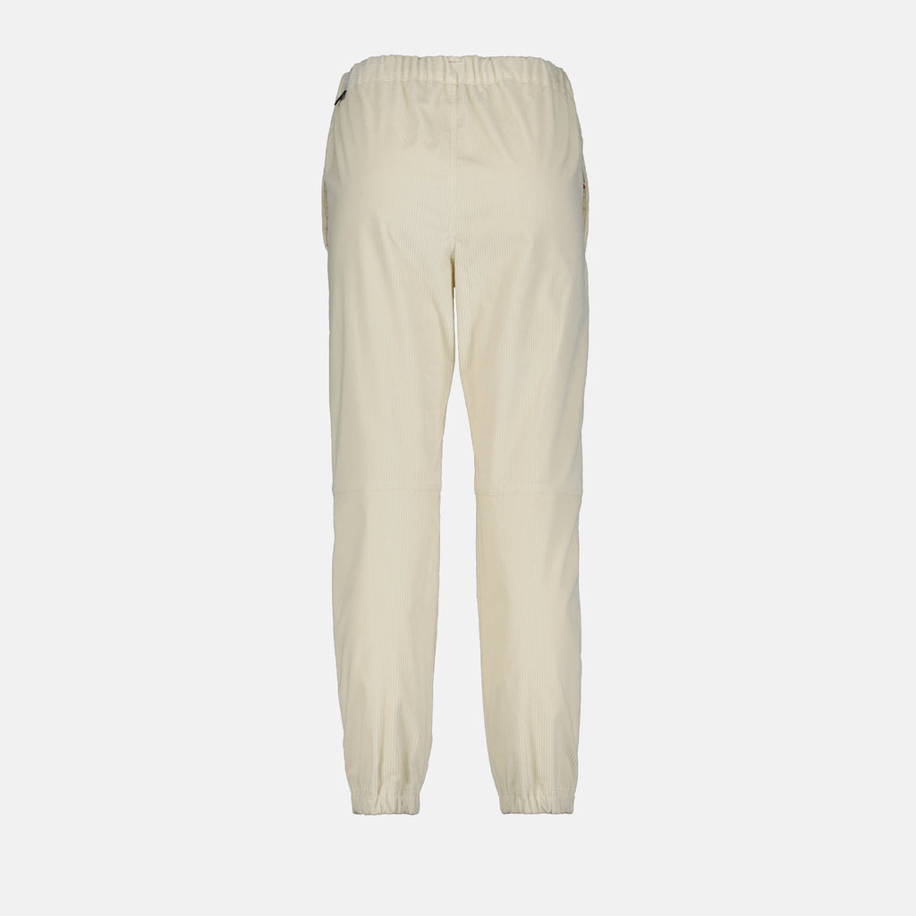 Pantalons Pantalon en velours côtelé Moncler Grenoble Blanc Femme