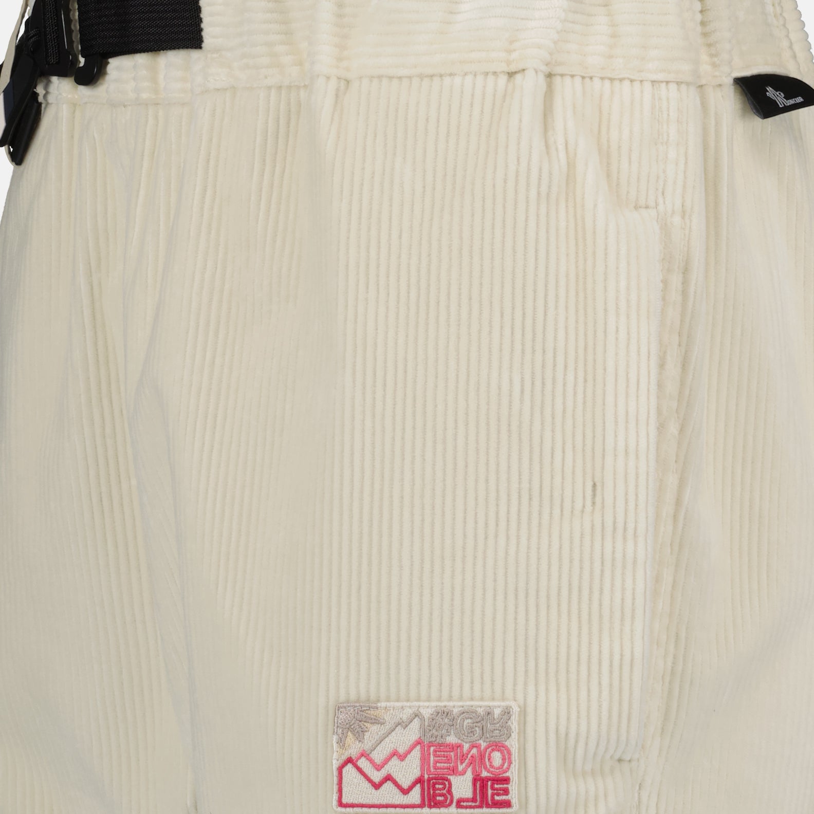 Pantalons Pantalon en velours côtelé Moncler Grenoble Blanc Femme