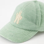 Chapeaux, casquettes et bonnets Casquette en molleton Moncler Grenoble Vert Femme