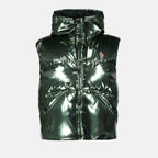 Manteaux Doudoune Ramees Moncler Grenoble Vert Femme