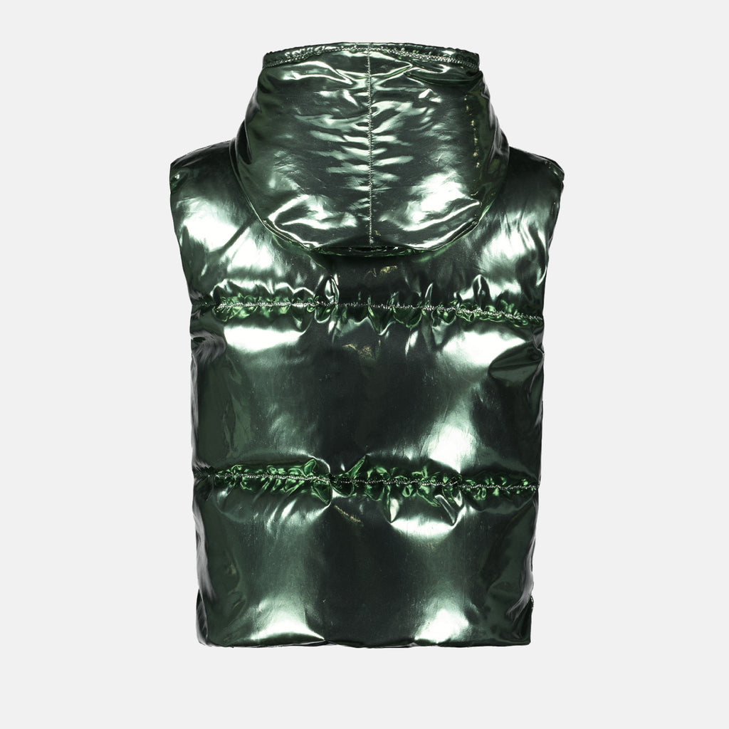 Manteaux Doudoune Ramees Moncler Grenoble Vert Femme