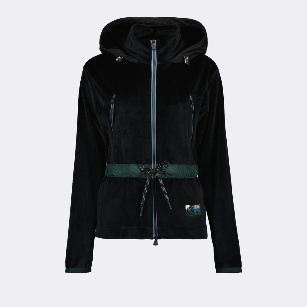 Vestes Veste en velours Moncler Grenoble Noir Femme