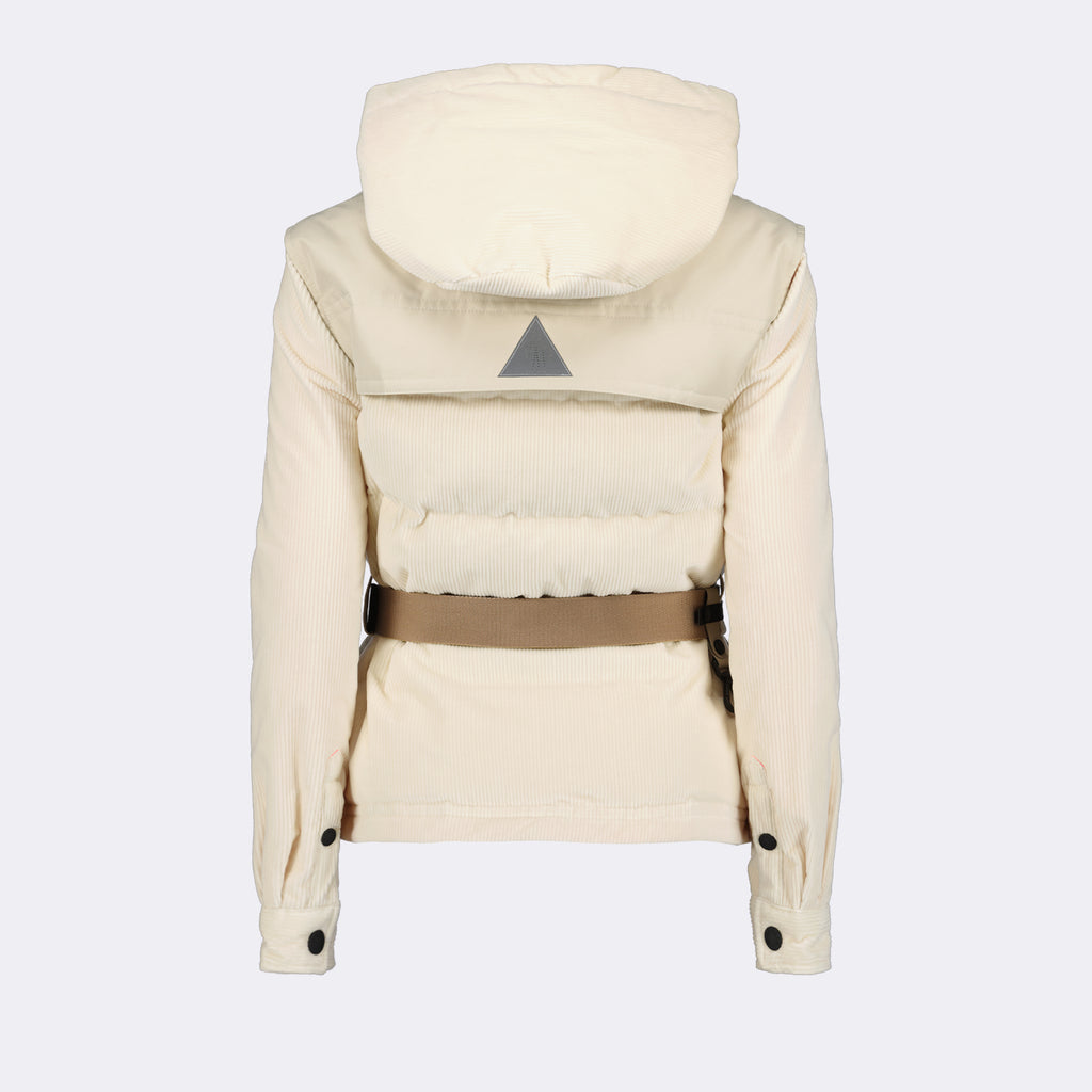 Jacken Doudoune Tetras Moncler Grenoble Beige Femme