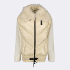 Jackets Two-Tone Jacket Moncler Grenoble Beige Femme