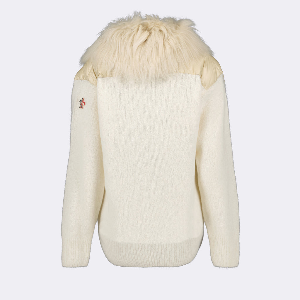 Jackets Two-Tone Jacket Moncler Grenoble Beige Femme