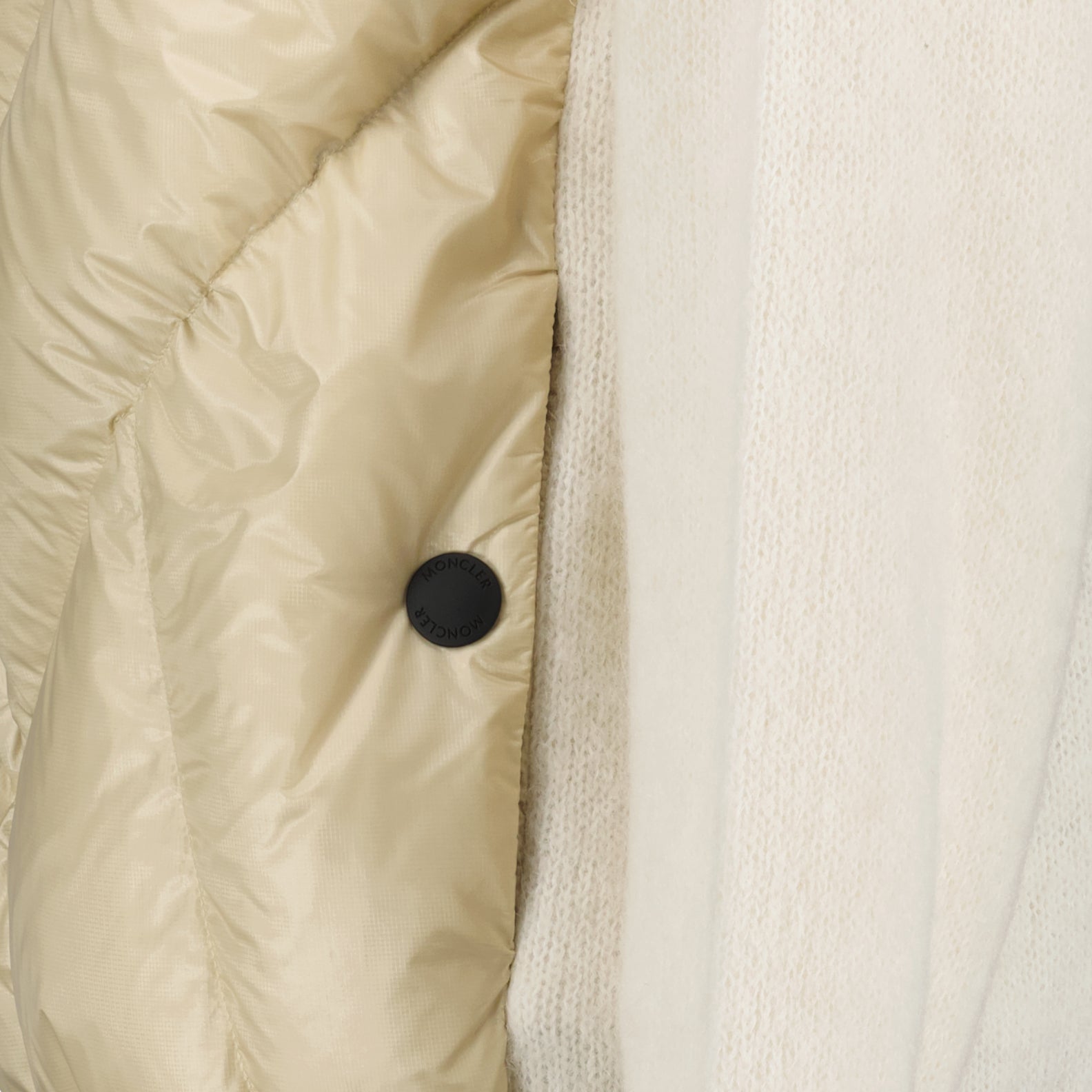 Jackets Two-Tone Jacket Moncler Grenoble Beige Femme