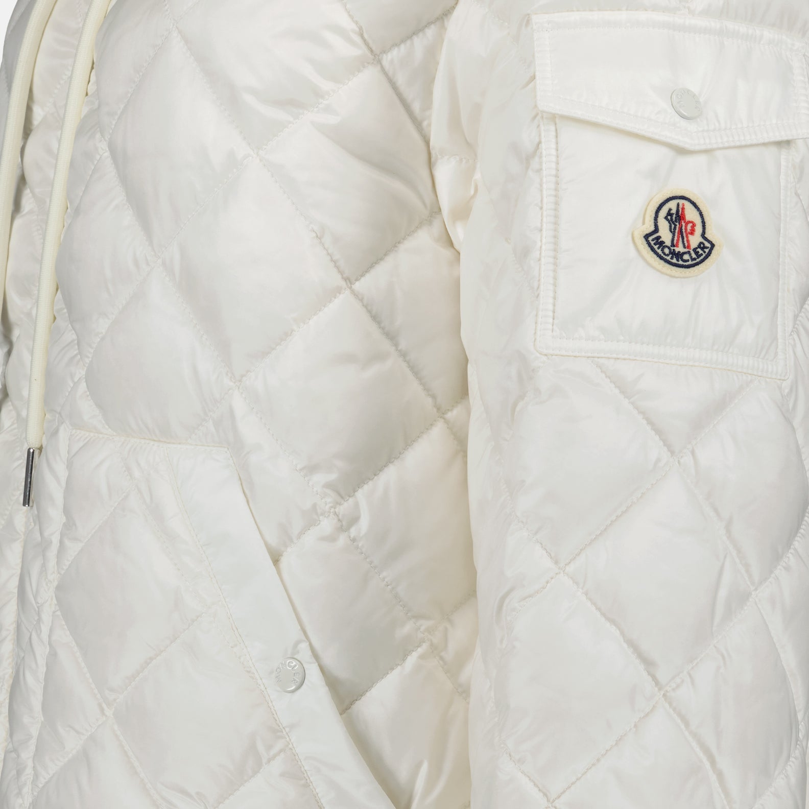 Manteaux Doudoune matelassée Moncler Blanc Femme