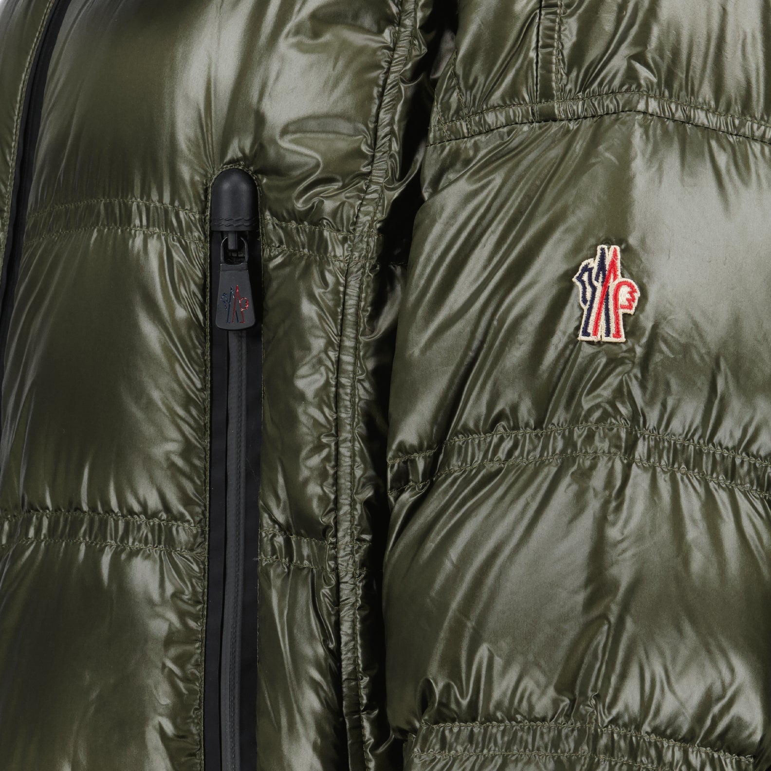 Coats Rochelair down jacket Moncler Grenoble Khaki Women