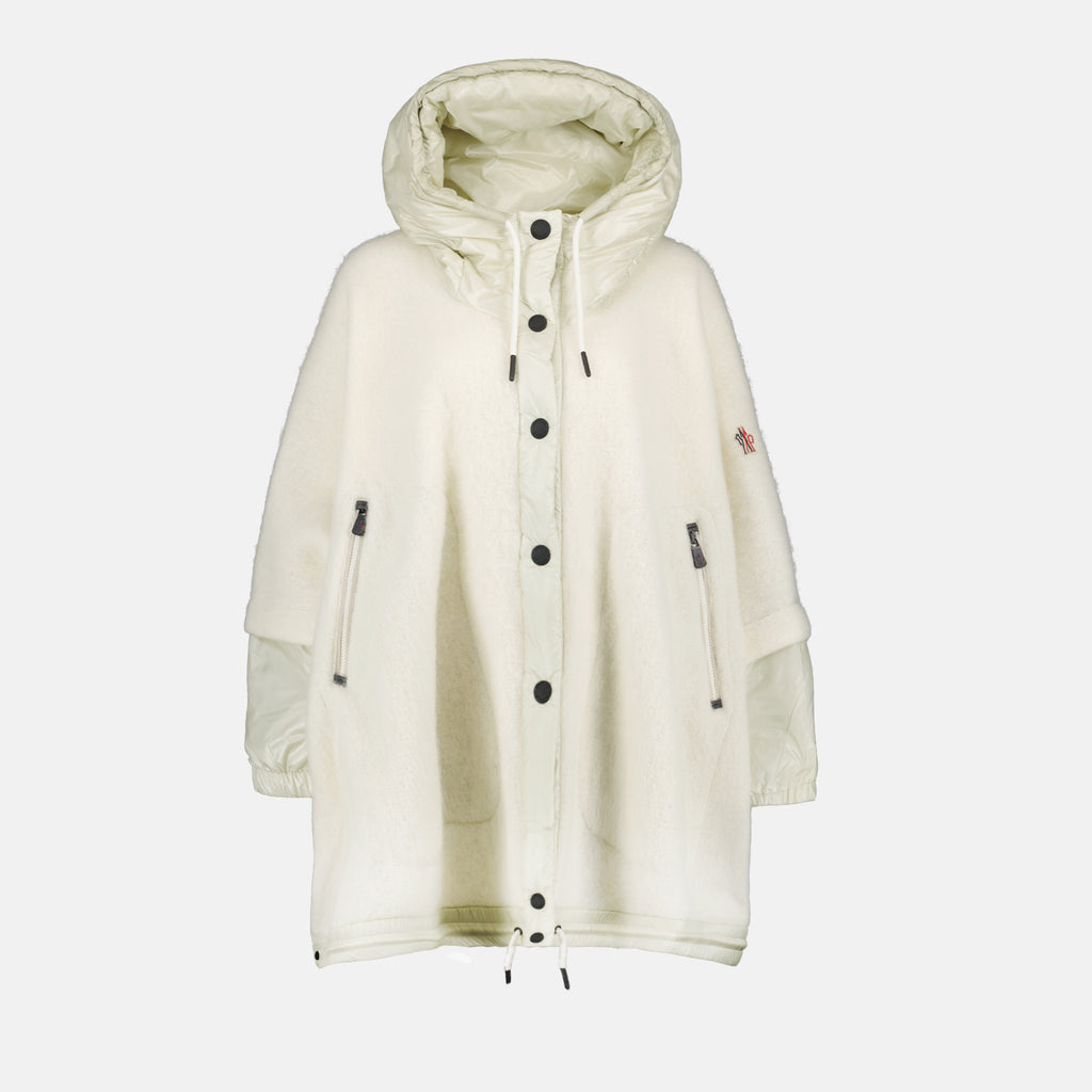 Jaquetas Cape en alpaga Moncler Grenoble Branco Femme