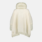 Jaquetas Cape en alpaga Moncler Grenoble Branco Femme