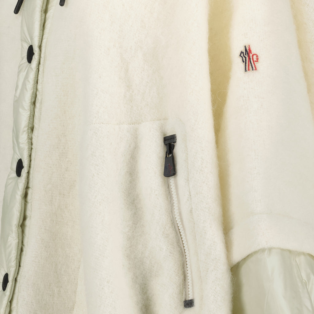 Jaquetas Cape en alpaga Moncler Grenoble Branco Femme