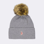 Hats, caps and beanies Pom-pom hat Moncler Grenoble Gray Women