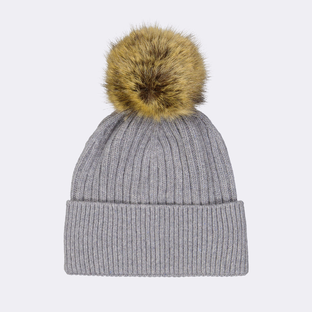 Hats, caps and beanies Pom-pom hat Moncler Grenoble Gray Women