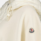 Giacche Cappotto di Lana Moncler Bianco Femme