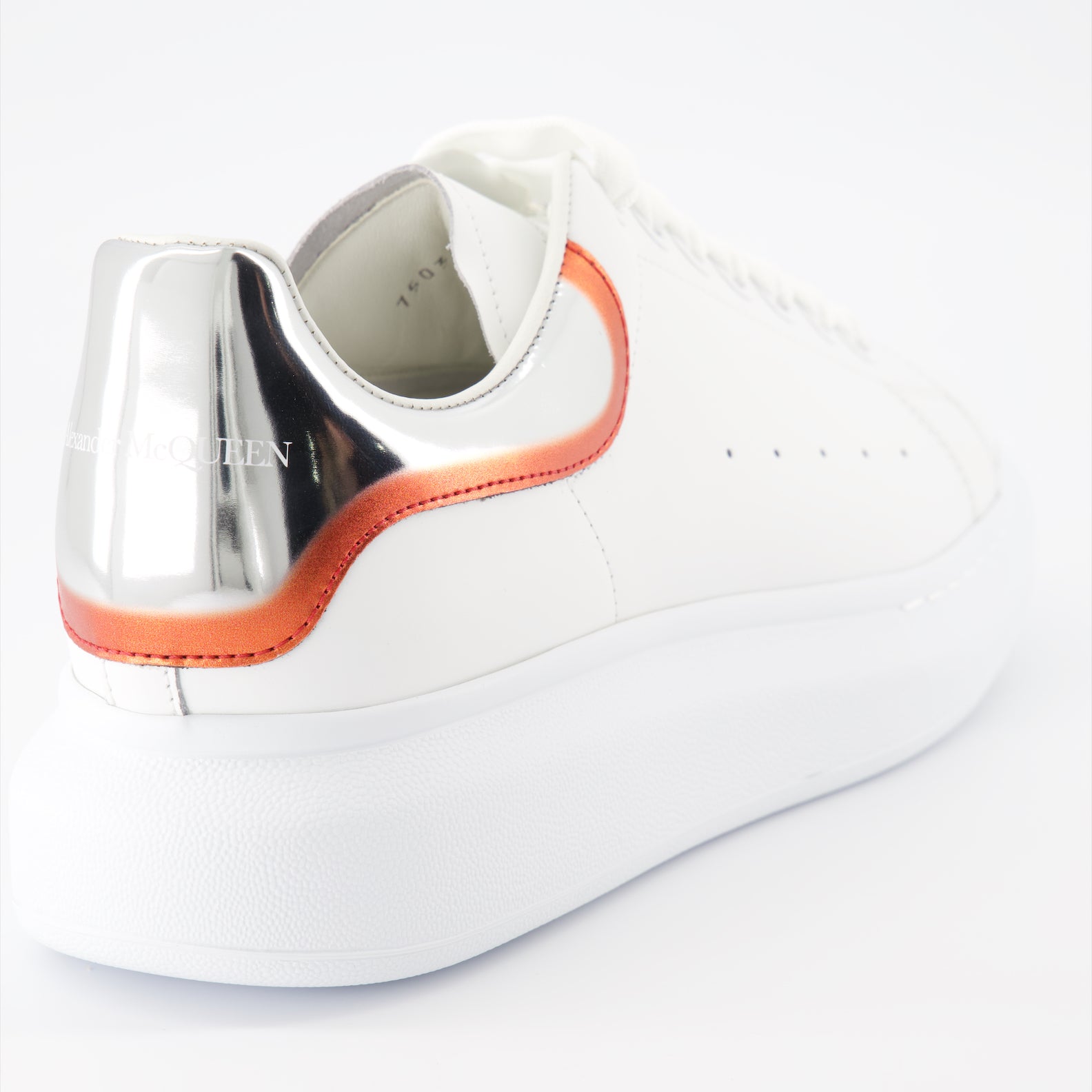 Sneaker Baskets oversize Alexander McQueen Plata Homme