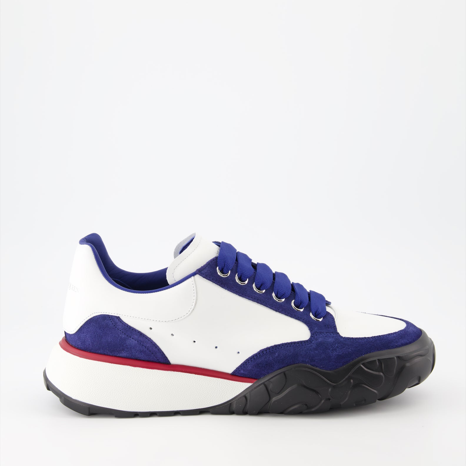 Sneaker Basket Court Trainer Alexander McQueen Azul Homme