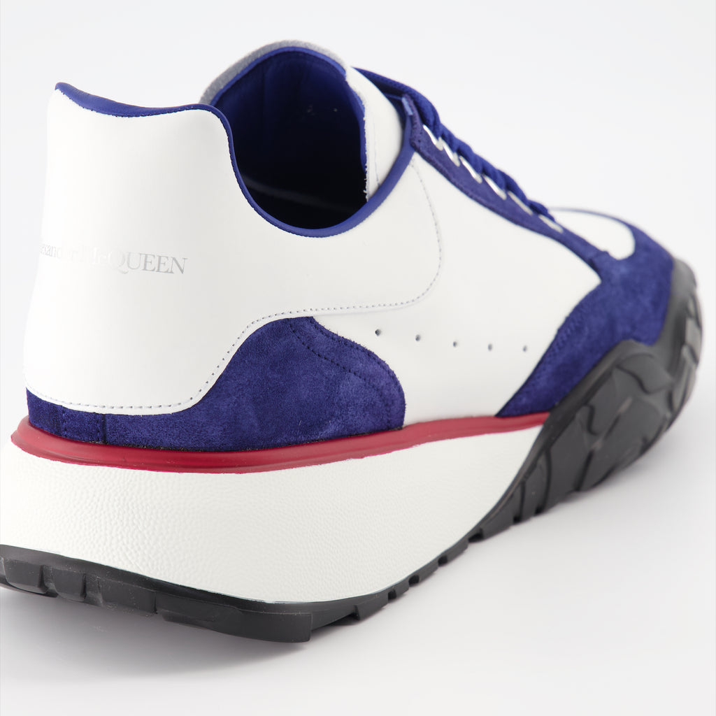 Baskets Basket Court Trainer Alexander McQueen Bleu Homme