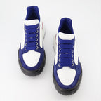 Baskets Basket Court Trainer Alexander McQueen Bleu Homme