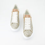 Sneaker Baskets oversize Alexander McQueen Oro Femme