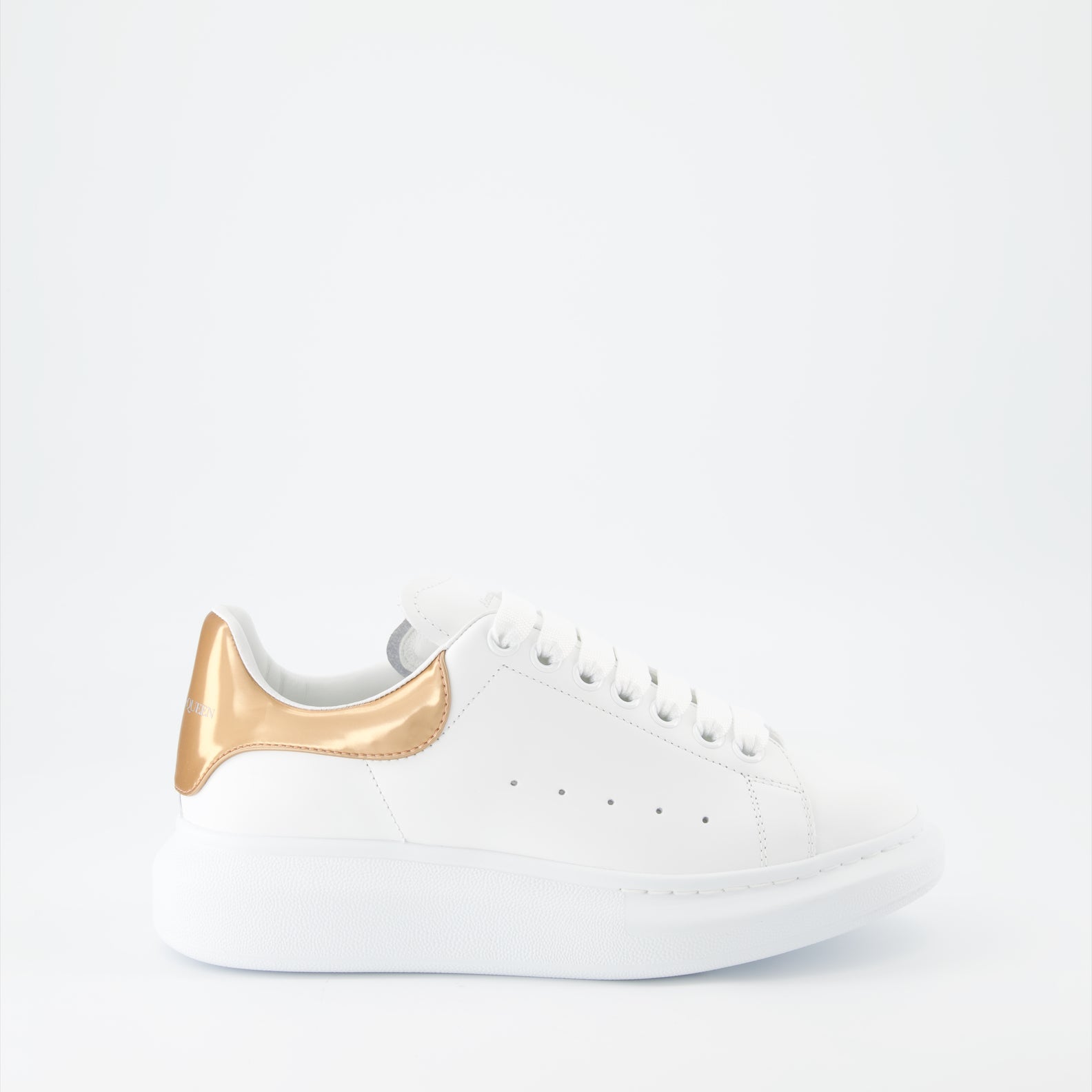 Sneaker Baskets oversize Alexander McQueen Oro Femme