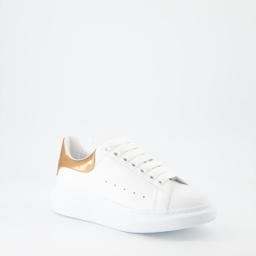 Sneaker Baskets oversize Alexander McQueen Oro Femme