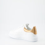 Sneaker Baskets oversize Alexander McQueen Oro Femme