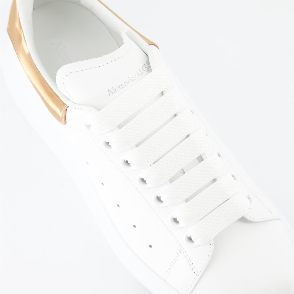 Sneaker Baskets oversize Alexander McQueen Oro Femme