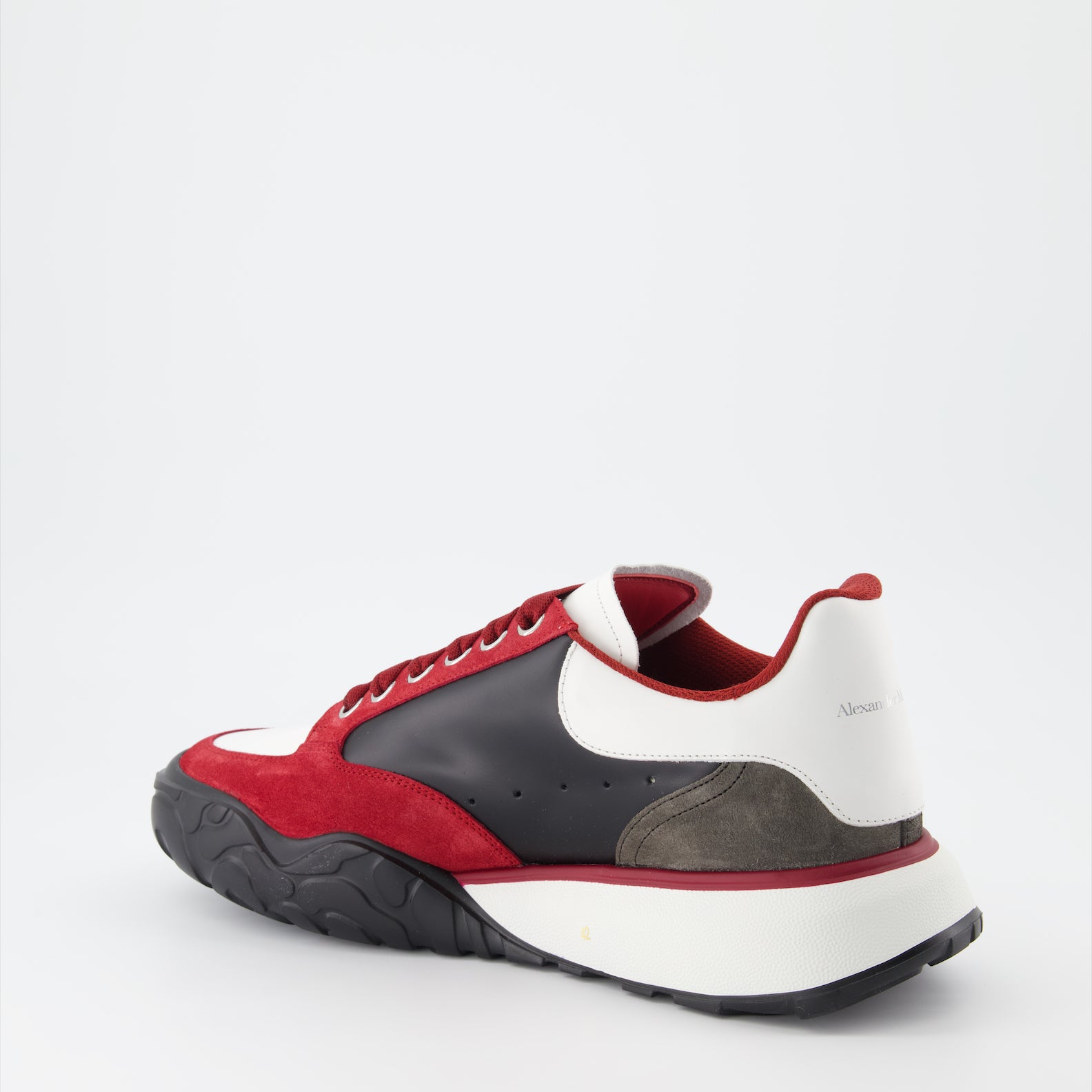 Sneaker Baskets Court Trainer Alexander McQueen Schwarz Homme