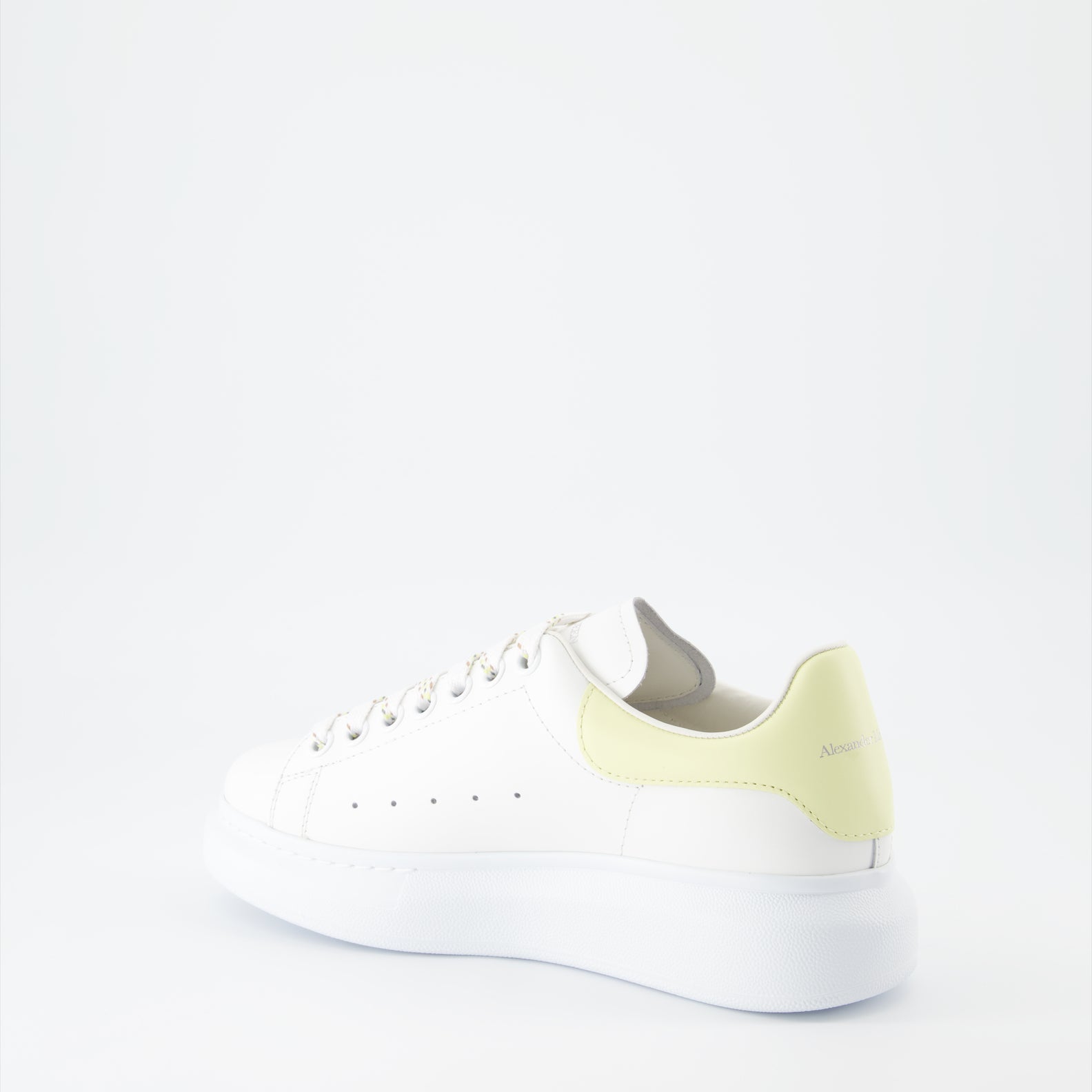 Sneaker Baskets oversize Alexander McQueen Blanco Femme
