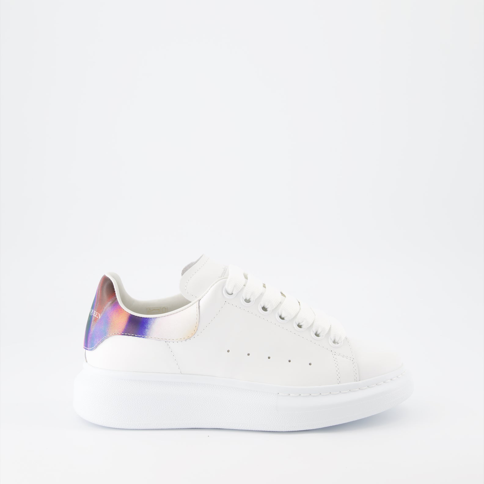 Sneaker Baskets oversize Alexander McQueen Blanco Femme