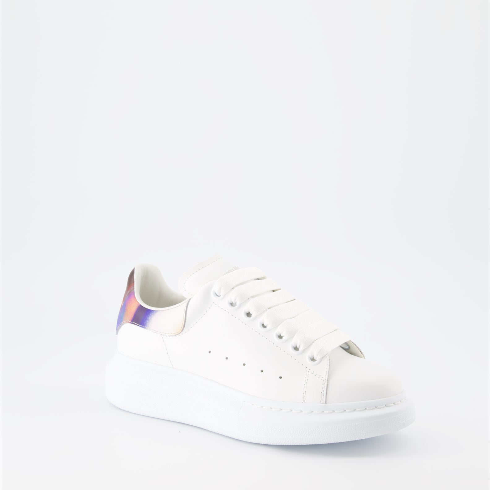 Sneaker Baskets oversize Alexander McQueen Blanco Femme