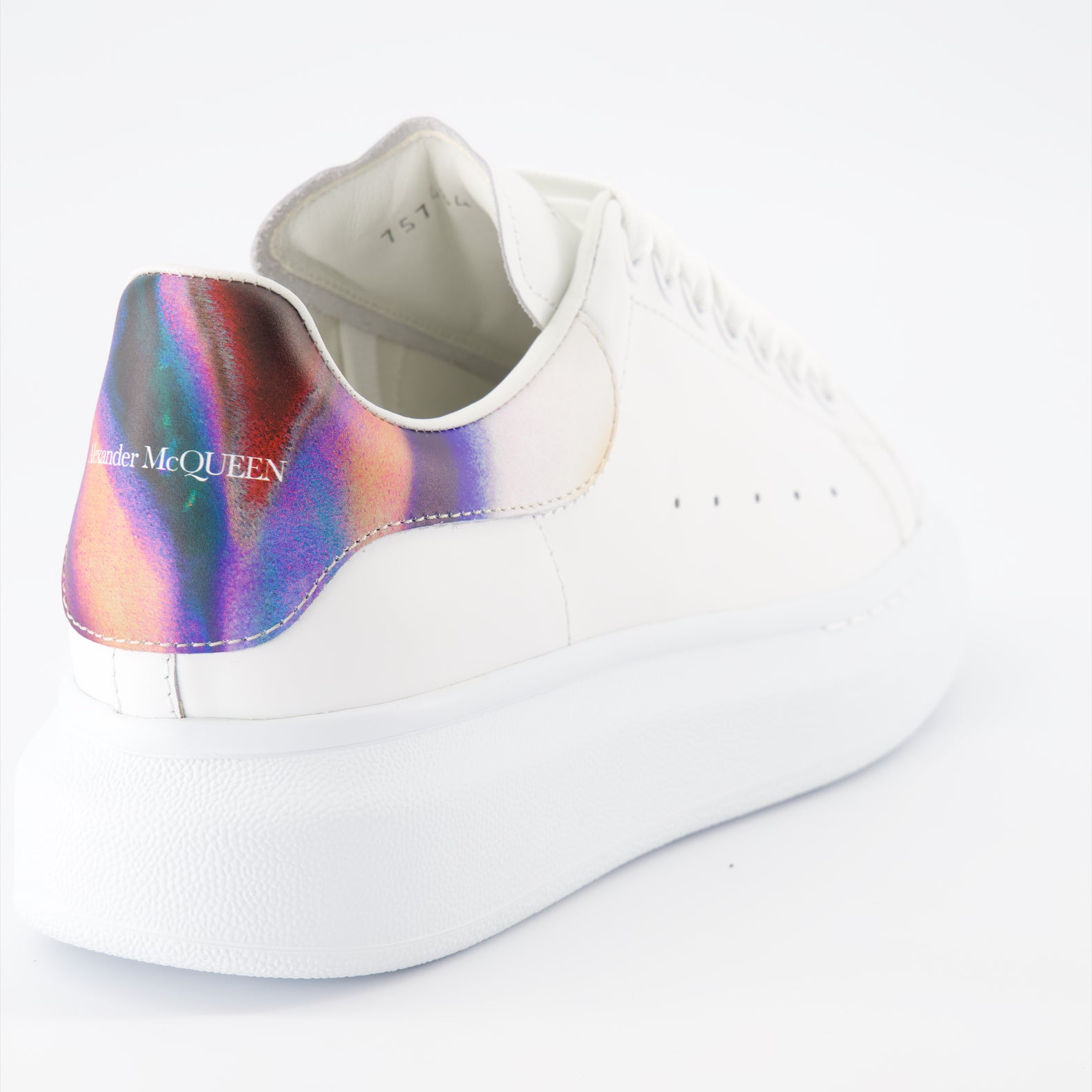 Sneaker Baskets oversize Alexander McQueen Blanco Femme