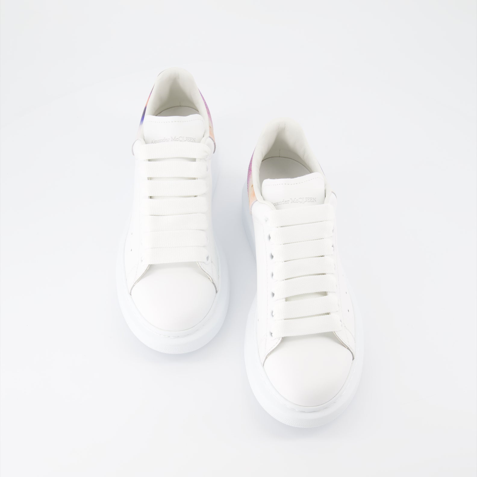 Sneaker Baskets oversize Alexander McQueen Blanco Femme