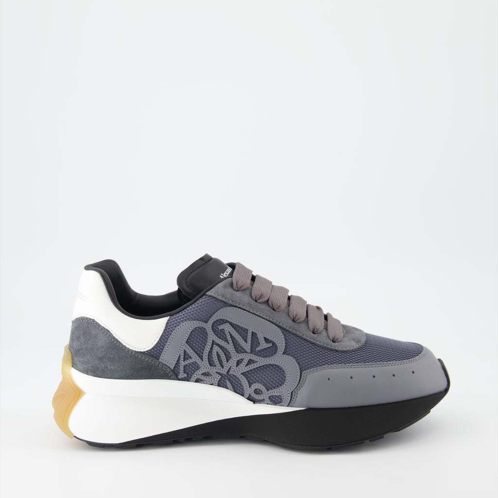 Sneakers Baskets Sprint Runner Alexander McQueen Blu Homme