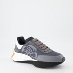 Sneakers Baskets Sprint Runner Alexander McQueen Blu Homme