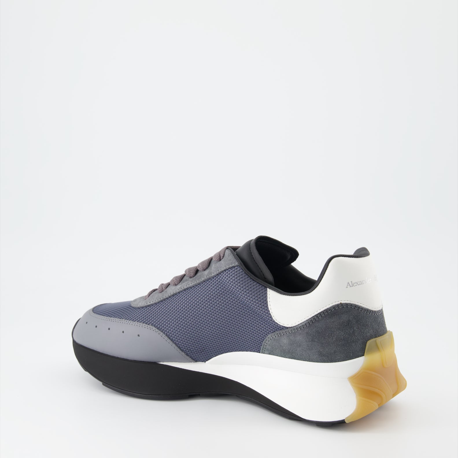 Sneakers Baskets Sprint Runner Alexander McQueen Blu Homme