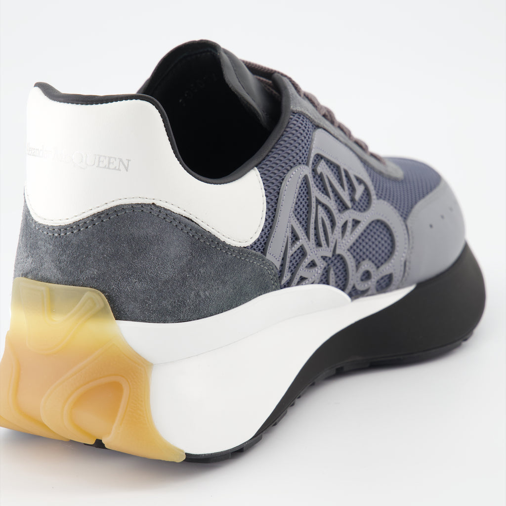 Sneakers Baskets Sprint Runner Alexander McQueen Blu Homme