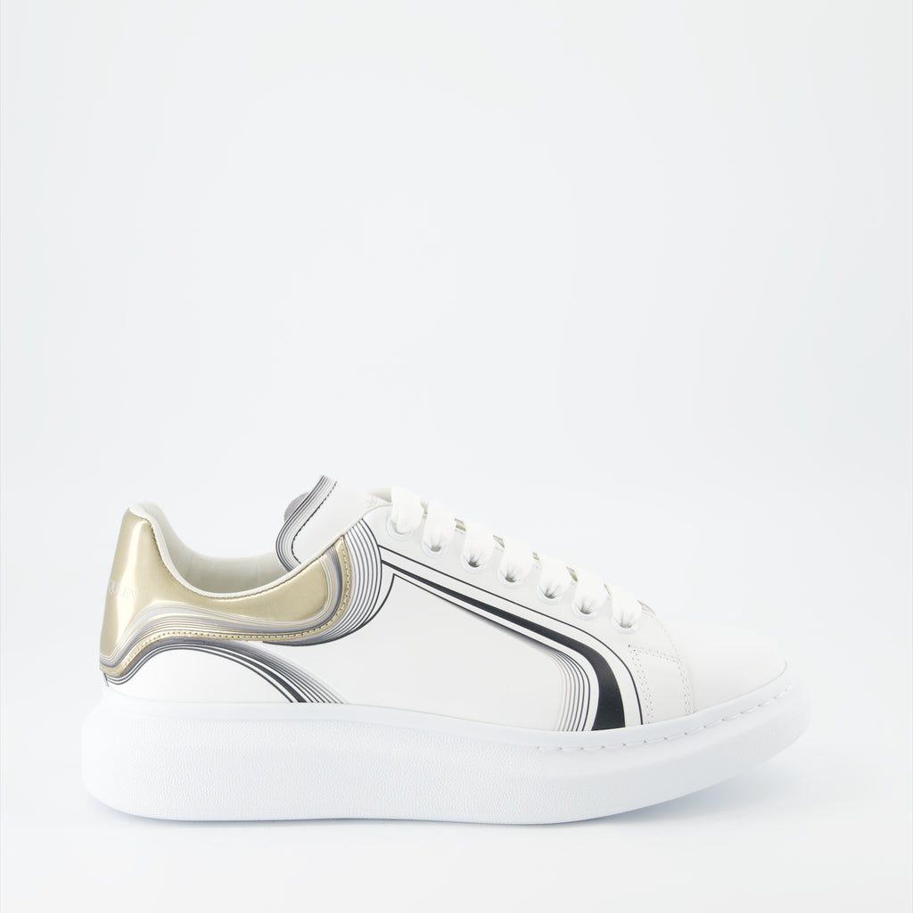 Sneaker Baskets oversize Alexander McQueen Blanco Homme
