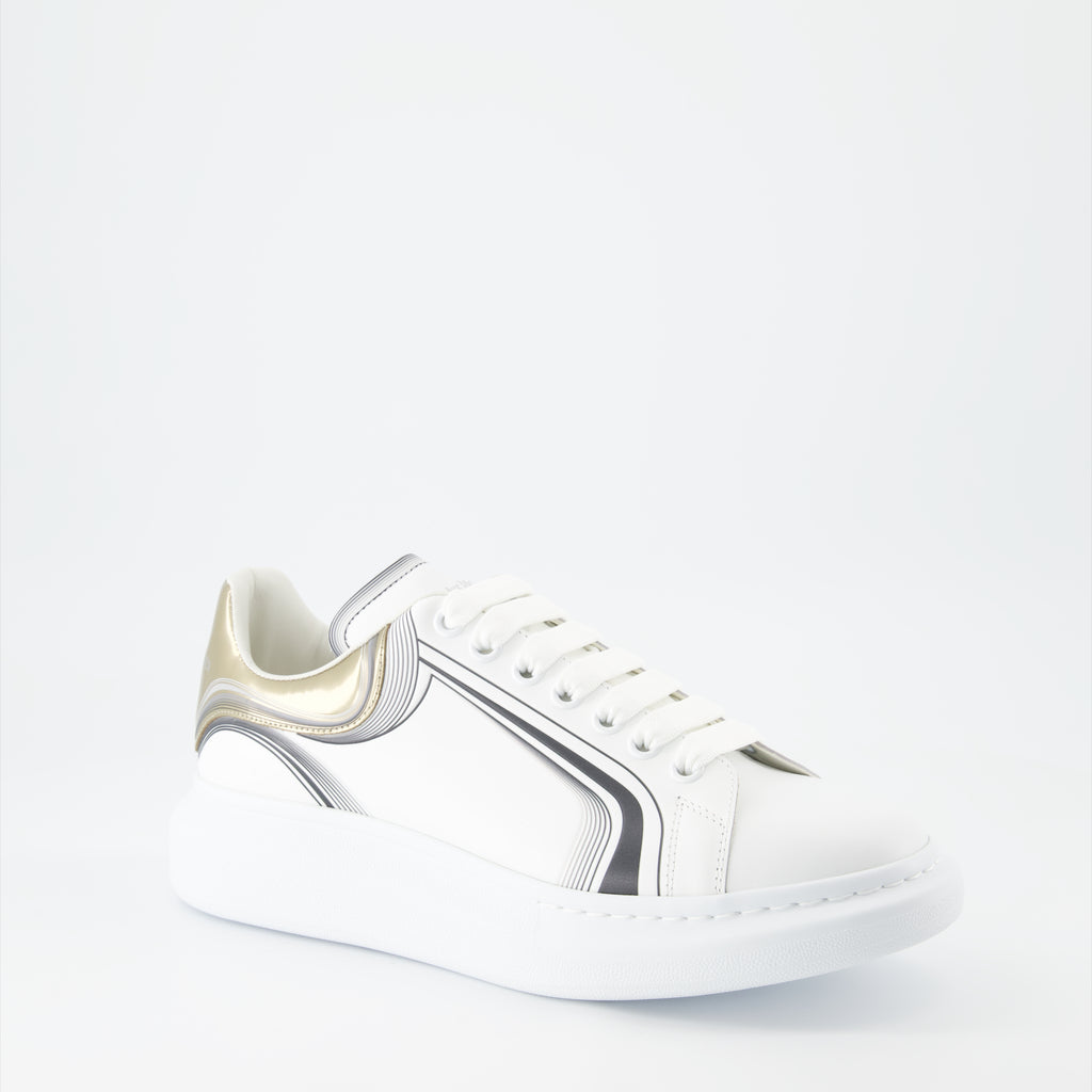 Sneaker Baskets oversize Alexander McQueen Blanco Homme