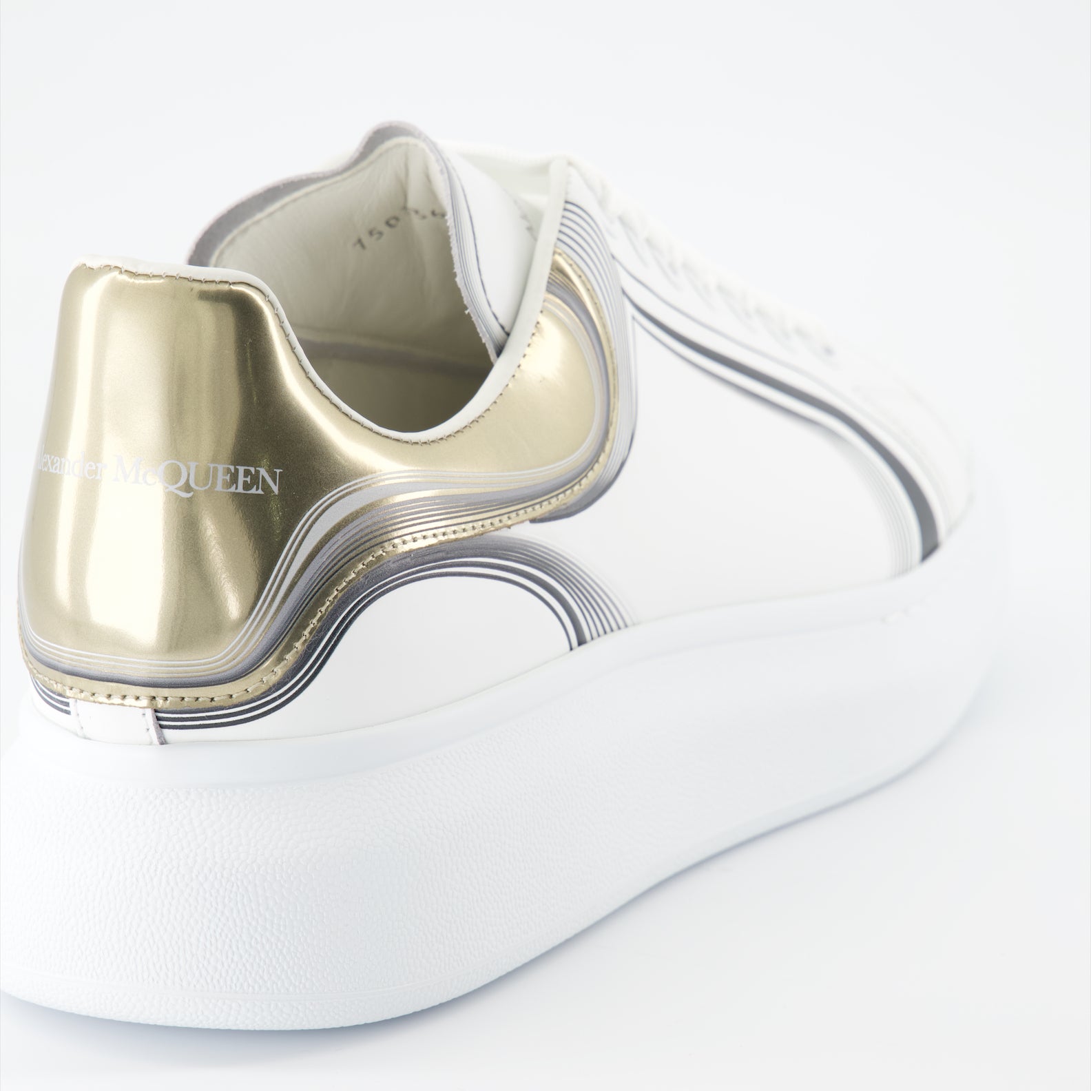 Sneaker Baskets oversize Alexander McQueen Blanco Homme