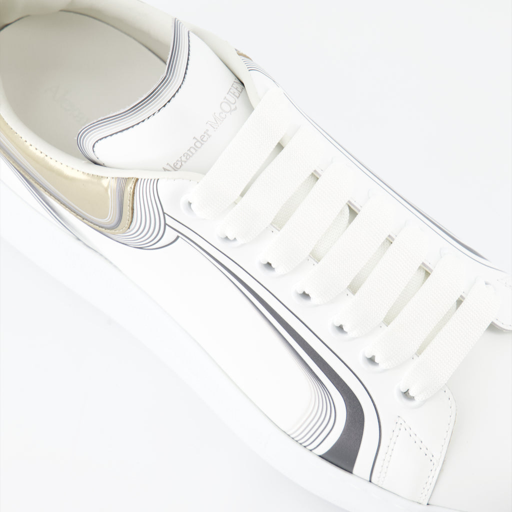 Sneaker Baskets oversize Alexander McQueen Blanco Homme