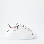 Sneaker Baskets oversize Alexander McQueen Weiß Femme