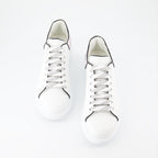 Sneaker Baskets oversize Alexander McQueen Weiß Femme
