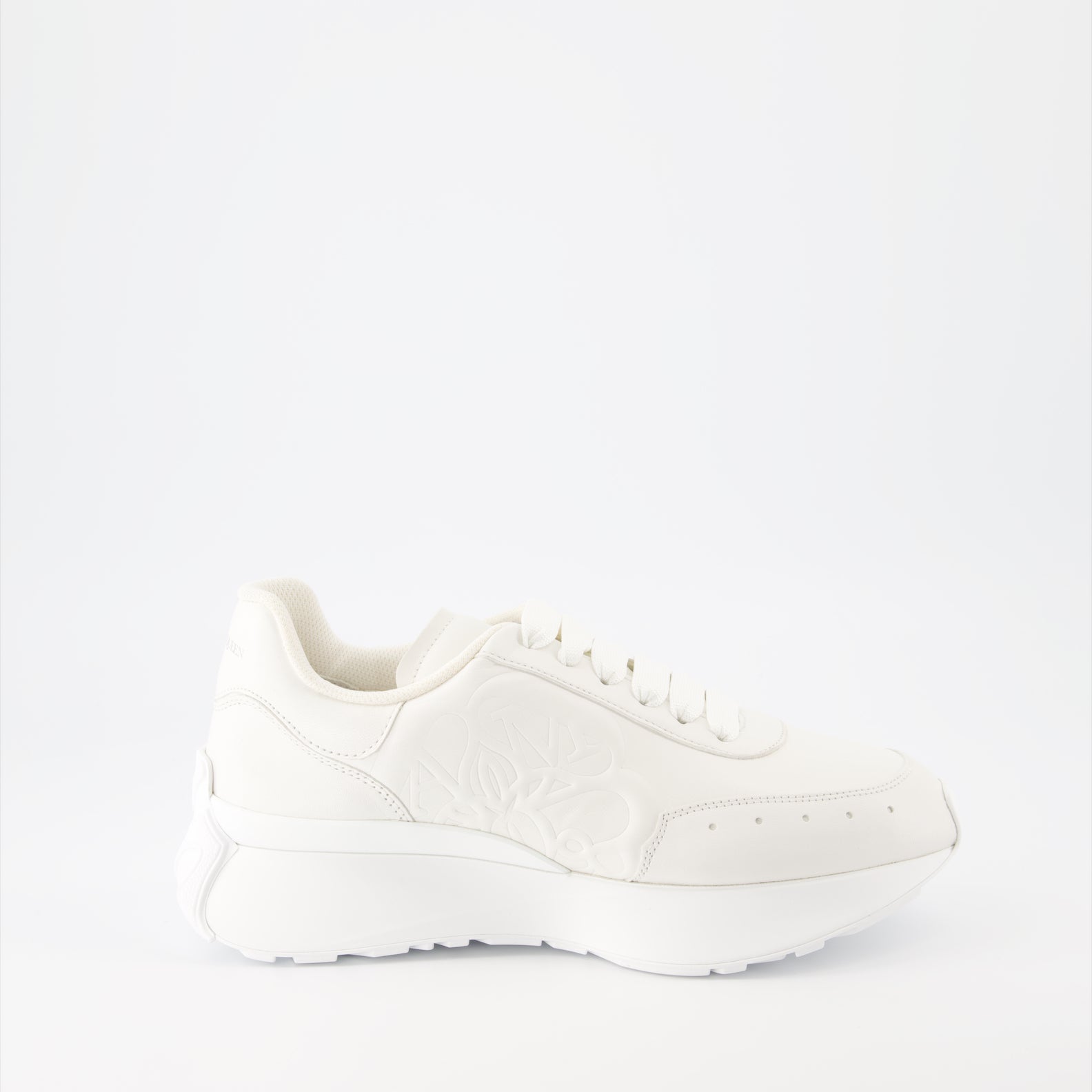 Sneakers Baskets Sprint Runner Alexander McQueen Bianco Femme