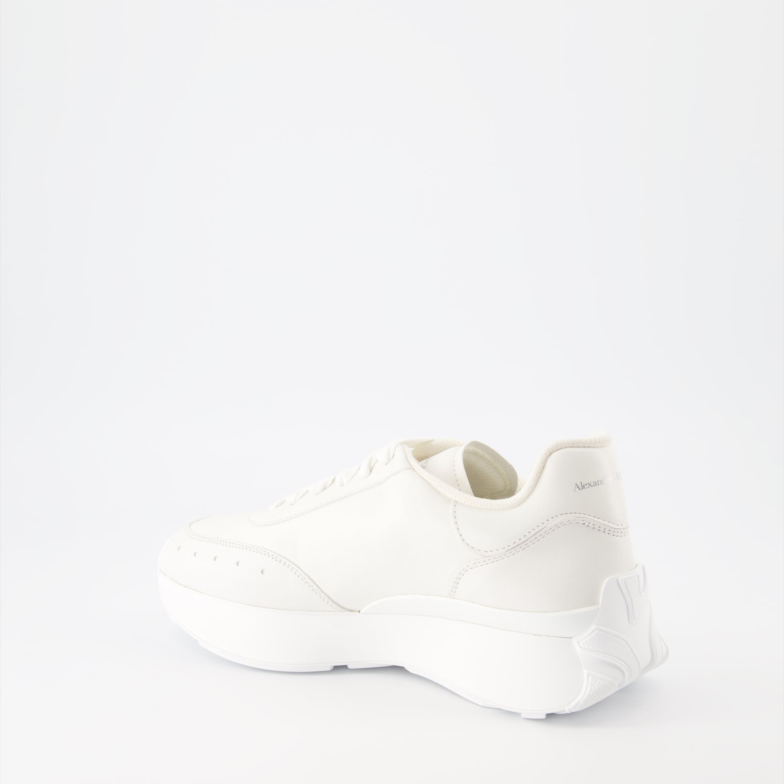 Sneakers Baskets Sprint Runner Alexander McQueen Bianco Femme