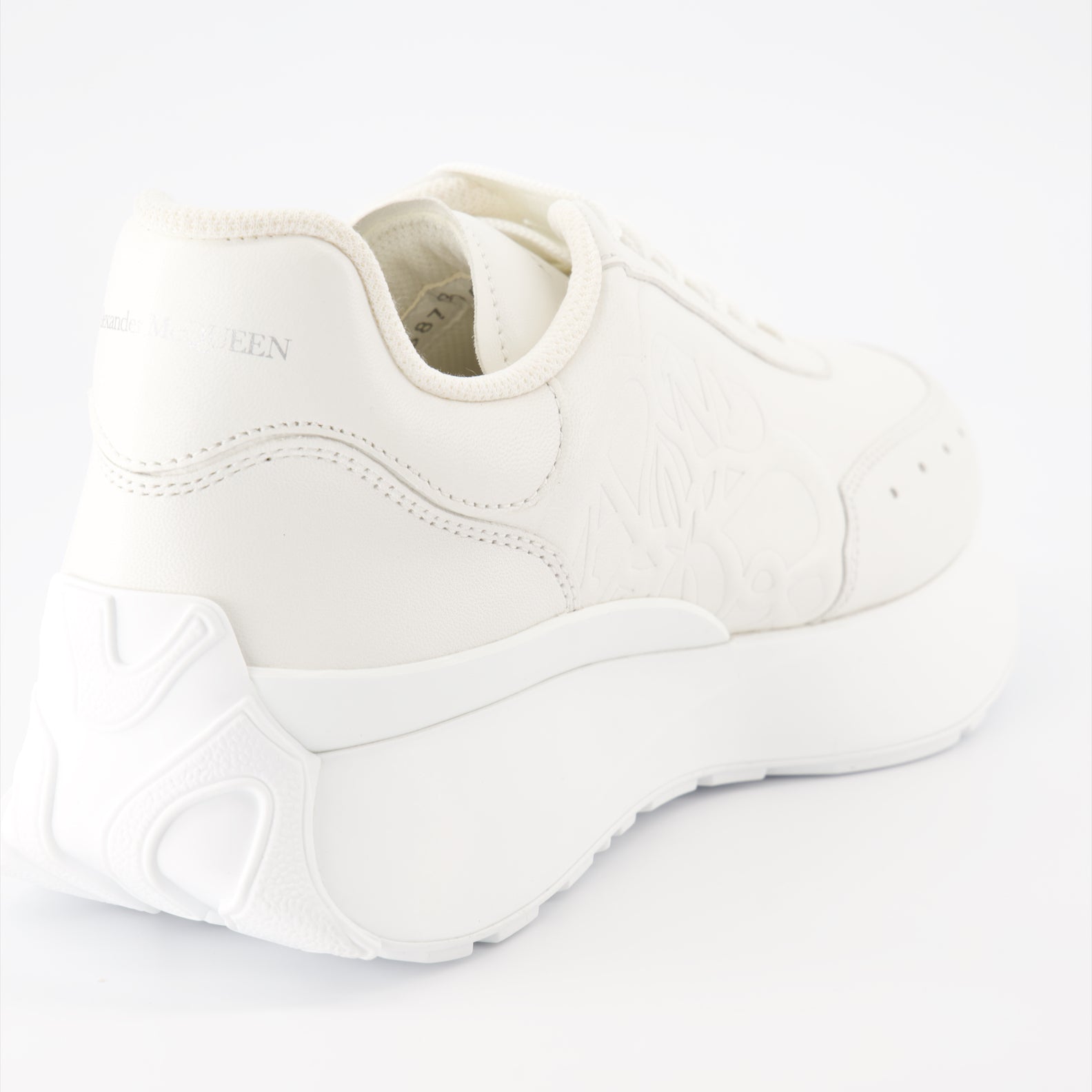 Sneakers Baskets Sprint Runner Alexander McQueen Bianco Femme
