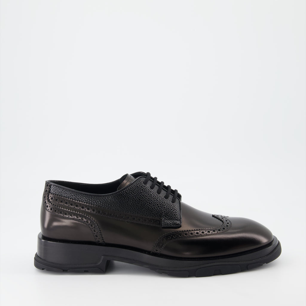 Scarpe eleganti Derbies Punk Alexander McQueen Nero Homme
