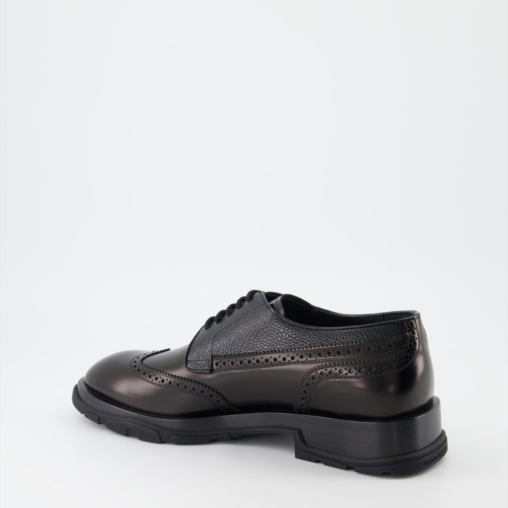 Scarpe eleganti Derbies Punk Alexander McQueen Nero Homme